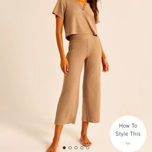 Brand New Abercrombie Waffle lounge set